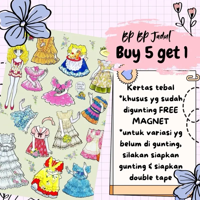 PAPERDOLL BP BPAN PAPER DOLL ORANG ORANGAN KERTAS MAINAN KERTAS BEPE BEPEAN KERTAS 1