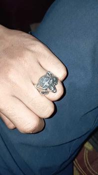Product Review of Cincin Kepala Serigala Bertaring /  Cincin Pria VIKING Punk Unik Keren / Adjustable Nordic Wolf Head Ring For Men Resizeable Import / Cincin Serigala Laki Laki / Cincin Titanium Stainless Steel Anti Karat / Cincin Metal Rock N Roll Hewan Cowok Gaul Impor from 𝕽**𝖍 𝕭**𝖚 ** 0