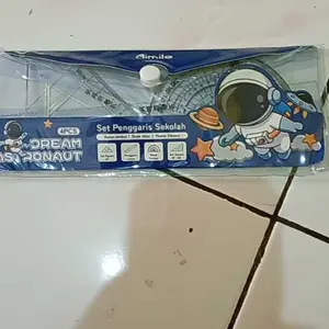[READY] Aimilo Penggaris Lucu 1 Set 4 Pcs Premium Ruler Dapat Ditekuk Tanpa Patah Plastik