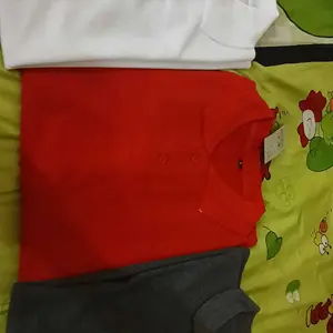 Kaos Polo shirt Pria Lengan Pendek Warna Kerah Polos Seragam Dewasa