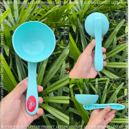 Centong Sendok Cetakan Nasi Bulat Setengah Lingkaran alexish Mamiku / sekop nasi / Rice Mould Ladle (1pcs) 4