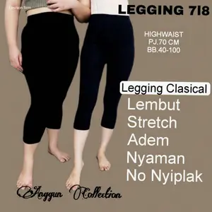 Legging import pendek 7 per 8 | Leging olahraga | Leging wanita | Hot Item