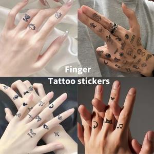 Hình Xăm Tạm Thời, Thiết Kế Hình Ảnh Nhỏ Dễ Thương, Kéo Dài Trong 15 Ngày, Không Thấm Nước Và Chống Chà Xát. Miếng Dán Hình Xăm