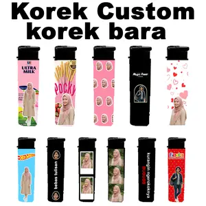 Korek Bara Api Pink Custom Gambar & Tulisan – Bisa Foto Sendiri | Kado Unik & Personal Hadiah Estetik untuk Pacar & Sahabat Custom Sesuai Request