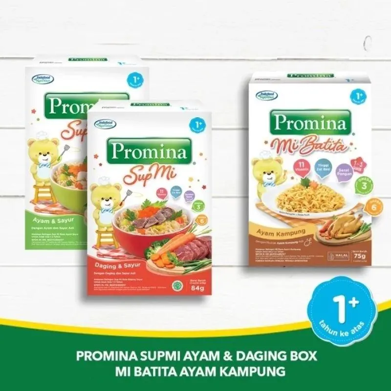 Yuna Baby Promina Sup Mie dan Mie Batita MPASI Bayi Anak 1 Tahun Ke Atas