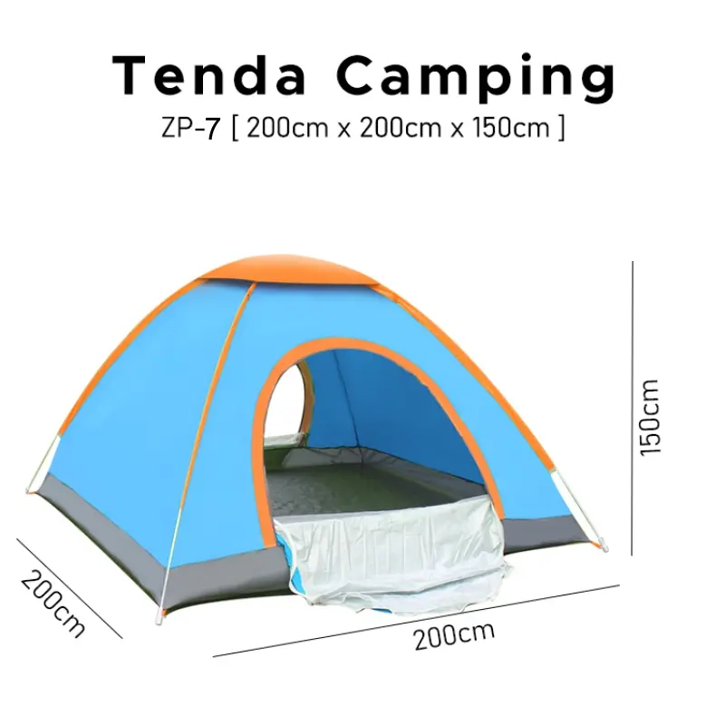 RAJA LINEN-Tenda Gunung Tenda Camping 2 Orang Tenda Outdoor Indoor 5