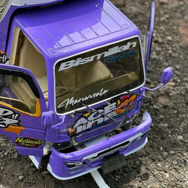 PROMO MURAH MINIATUR TRUK OLENG FULL VARIASI LAMPU BONUS TERPAL TERLARIS UNTUK ANAK ANAK DAN ORANG DEWASA 4