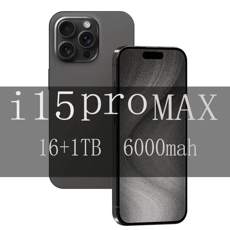 I15 Pro Max Global Edition Android Smartphone 16GB+512GB Dual SIM Phone
