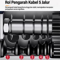 Gambar STRIPPER KABEL PROFESIONAL 6 IN 1 - 5 Rol Pengarah, Pisau Keras Quenching, Pegas Ganda + Kenop Tekan Otomatis, Rapi & Cepat untuk Daur Ulang Tembaga - A dari nanwei.id Kab. Tangerang 4 Tokopedia