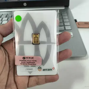 Logam Mulia Antam Press 0.5gr Emas Batangan Semar Nusantara