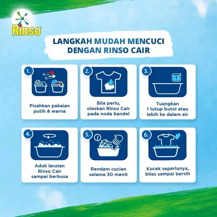 Rinso Detergen Bubuk Anti Noda 380 gram. 2