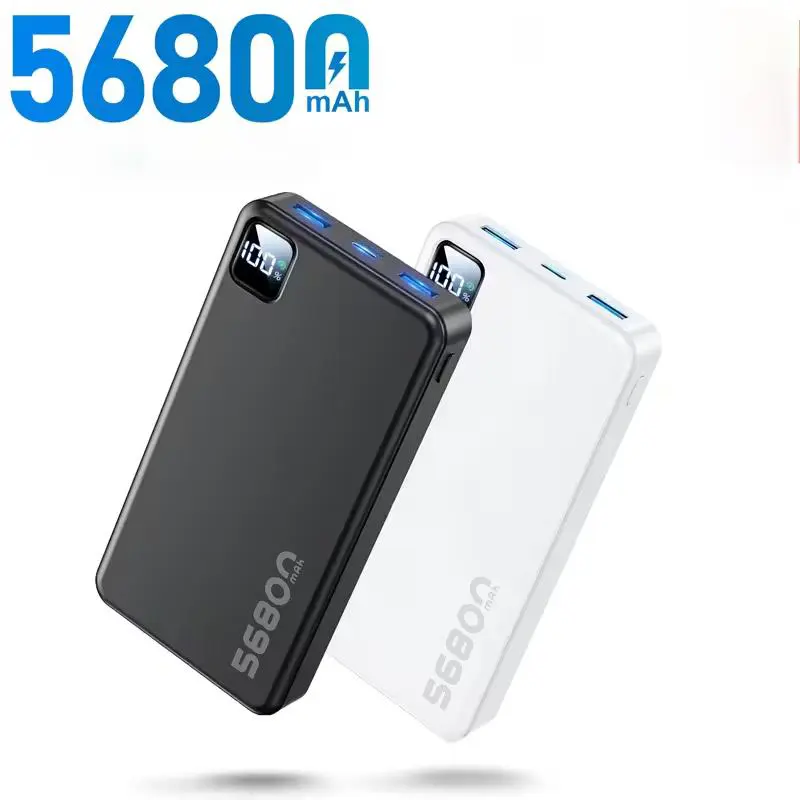 モバイルバッテリー power bank iphone 大容量【56800mAh・薄型】 3台