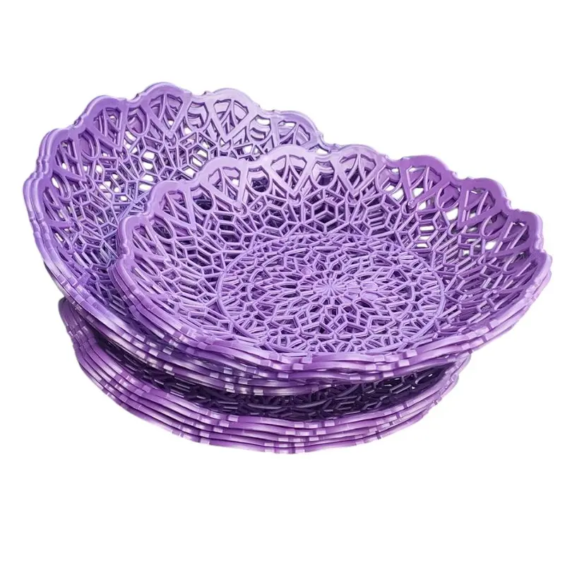 PAKET HEMAT ISI 24 PIRING ROTAN MOTIF Diamond tebal kwalitas Bagus kitchenware 1