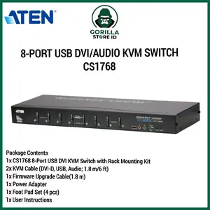 ATEN CS1768 8-Port USB DVI/Audio KVM Switch
