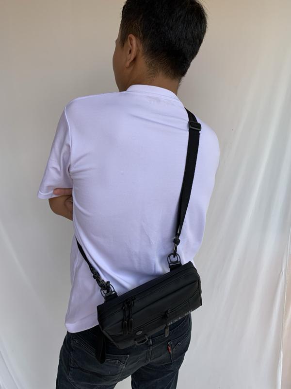 Tas Murah Berkualitas RENZA.id -Handbag Pria MOKELE Exclusive Sling Bag , Tas slempang Waterproof Waistbbag Clutch Bag Anti Air Tas Cowo waistbag casual modern