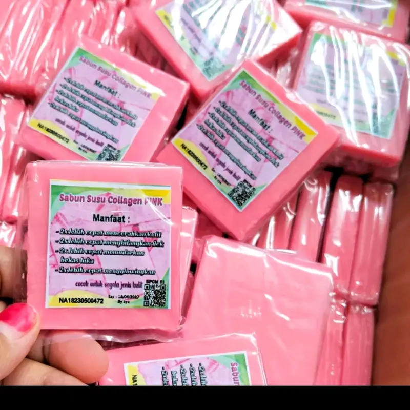 Sabun Susu Collagen PINK Viral by Ayu - Perawatan Kulit Terbaik - Berminyak, Soap, Vitamin, Mengencangkan, Mencerahkan 1