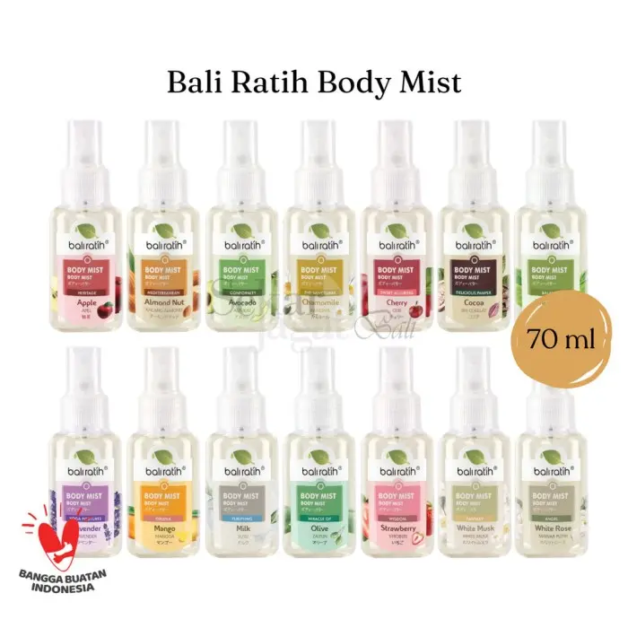 BALI RATIH BODY MIST 70ml Parfum badan Shop Tokopedia