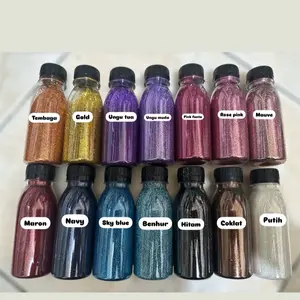 Gliter bunga gliter pita satin gliter hiasan buket 100gram