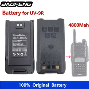 Best Seller Baofeng UV-9R walkie talkie original battery 4800mAh battery uv9r plus UV-9R rechargeabl