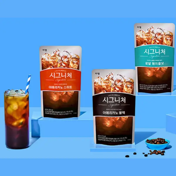 JARDIN Signature Korean Americano Coffee Pouch Korean Drink Minuman Korea Impor Pouch 230ml 4