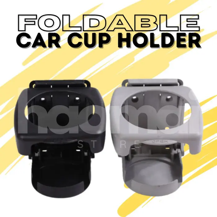 Drink Holder Folding Mobil Universal Foldable Cup Holder Dudukan Botol Gelas Minuman bisa dilipat