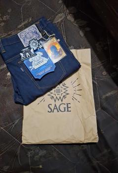 Product Review of Sage Genesis Series : 15oz Indigo x Blue Ultimate Quality Projectile Loomed Denim from e** 0
