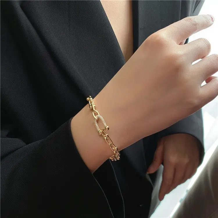 Berlala Fashion Jewelry Bracelets | Gelang Inisial Huruf, Bunga, Kupu-kupu | Gelang Copper Simple Elegan 3