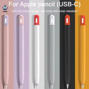 CASE FOR APPLE PENCIL USB C TIPE TYPE C GEN 3 SOFT SILICONE SILIKON CASING COVER TIP PEN CAP PELINDUNG PROTECTOR PROTECTIVE PROTECTION PROTEKSI APPLE PENCIL 3 GENERATION BATERAI CHARGER APPLE PENCIL 3 CASING COVER SARUNG APPLE PENCIL TYPE C 3 POUCH APEL