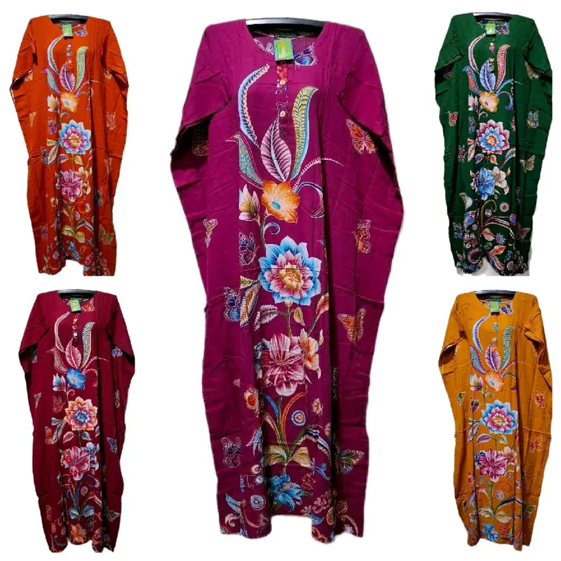 LONGDRES BATIK KALONG KANCING KENCANA UNGU LABEL BIRU DAN HIAJU 2