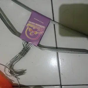 [ HABES ] HANGER BESI ISI 10 STAINLESS STEEL Gantungan Baju Kawat Pc Pcs Anti Karat 10pc 10pcs Set Stenlis Stenles Stenliss