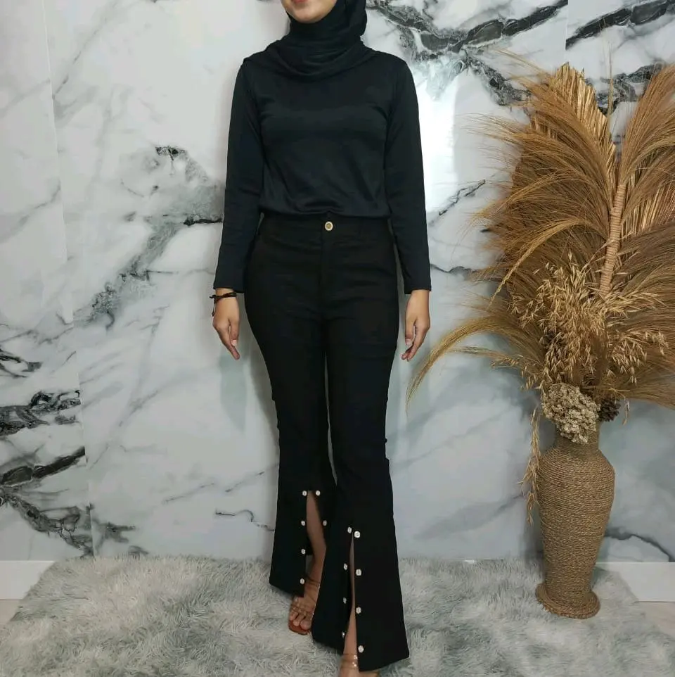 Celana Cutbray Bahan Soft Jeans ImpoBahan Melar / High Quality celana korean style cut bray cutbray wanita celana  panjang