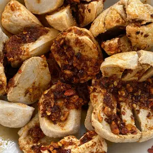 basreng viral isi 6 free chili oil camilan enak frozen food baso ikan