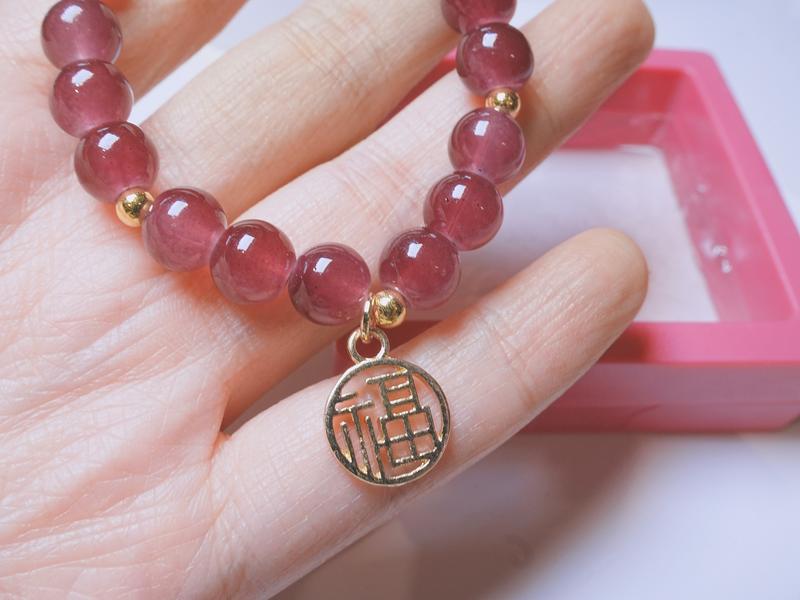 Product Introduction of Chic Crystal Accessory, Lucky Amethyst Vintage Bracelet for Women Girls, Perfect Handmade Gift 6