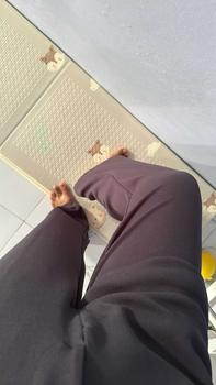 Product Review of Cozie Knit Loose Pants-Celana Highwaist Panjang Kulot Rib Premium Celana Panjang Korean Style Anti Kusut Karet Melar from p**🐨 0