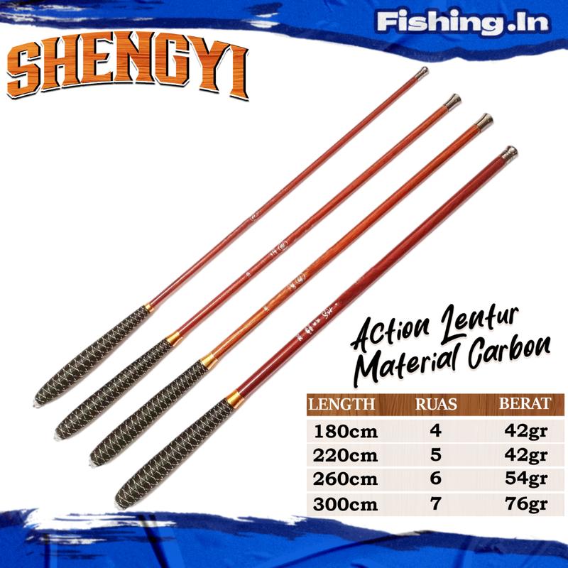 Joran Pancing Tegek Shengyi Microfishing Action Slow Lentur Zhengyi Lure joran pancing 2