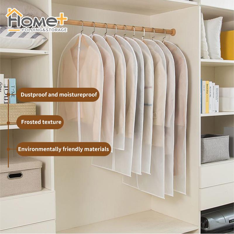 HOME+ Clothes Organizer Garment Cover Bag Suit Overcoat Dustproof ...