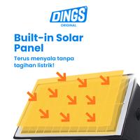 Gambar DINGS ORIGINAL Lampu Dinding Solar Panel COB LED Outdoor Waterproof IP65 - Lampu Taman Tenaga Surya Warm White Tahan Air - 4 LED dari Dings Indonesia Kota Administrasi Jakarta Timur 4 Tokopedia
