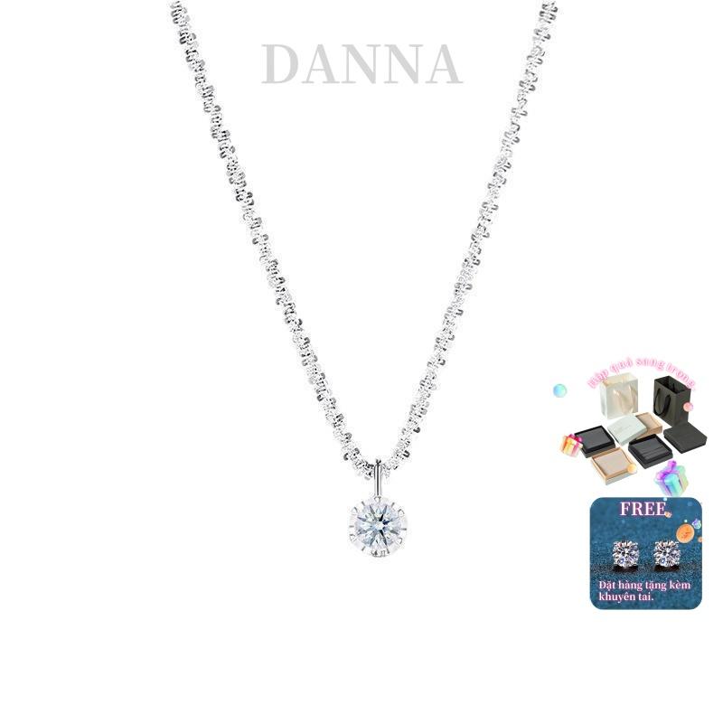 DANNA Mua dây chuyền tặng bông tai. Vòng Cổ Ngôi Sao Lấp Lánh, Trang Sức Danna, Dành Cho Nữ, Mặt Dây Chuyền Đơn Giản, Ý Tưởng Quà Tặng