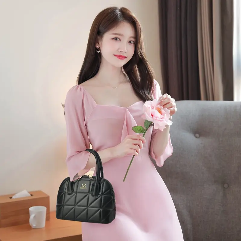 [Clara Bag] Obeian Tas Selempang Wanita Sling Bag Handbag Shoulder Bag Tas Pesta Simple Jalan Jalan Kulit Sintetis Hitam designer  bags Hadiah Hari Valentine 4