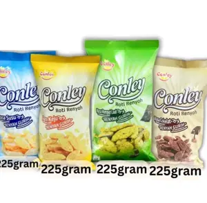 Roti panggang roti conley crispyNEWJepang/roti panggang Krispi/rasacoklat/keju/rumput laut/susu/sarapananak/camilan/promo