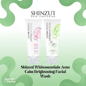 Shinzui Skin Lightening Facial Wash - Normal Skin - for Acne Skin 80ml - Shinzu'i Muka Wajah Cleanser Mencerahkan