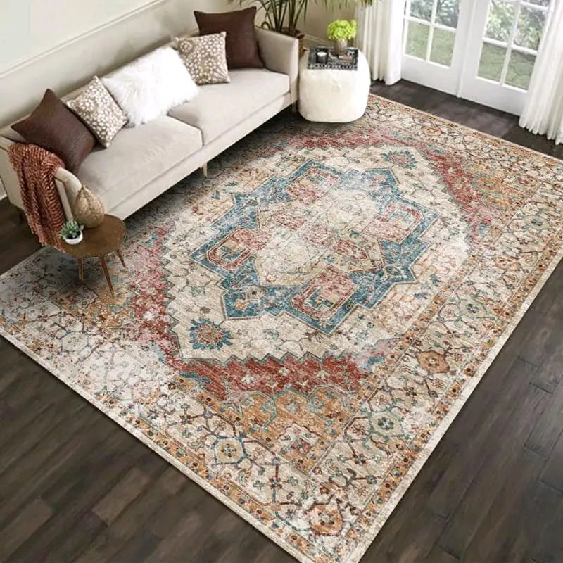 Karpet Lantai Ruang Tamu Polyester Anti Selip Ukuran 100*150cm viral