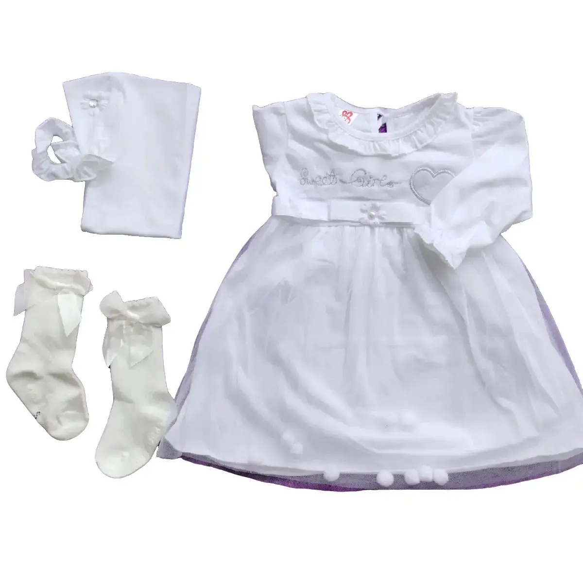 Baju Gamis Bayi Aqiqah Perempuan/ Baju Gamis Bayi Newborn/Gamis Putih Bayi Perempuan/gamis bayi aqiqah/ gamis bayi tutu/0-12 bulan// Muslim Mewah/  Dress Lebaran/gamis lebaran/syari/PURPLE BABY Pesta Ceruty