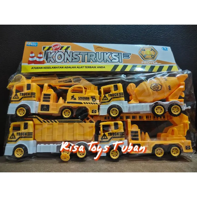 MAINAN KONTRUKSI BEGO, MOLEN, TRUK, CRANE BAHAN BERKUALITAS Anak Plastik 5