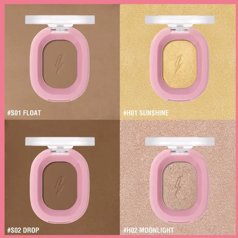 PINKFLASH Soft Pigment Face Contour | PF-F02 | PF - F02 | PINK FLASH - Kelontong Cantik 3