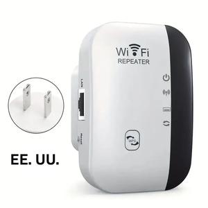 Extensor de rango WiFi, repetidor inalámbrico (1 unidad), punto de acceso inalámbrico de largo alcance, componentes de red para uso doméstico y en la oficina