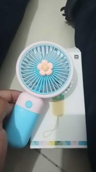 Product Review of 107 Home Kipas Lucu Bunga F17 Mini Portable Angin Kencang Tahan Lama from R**a 0