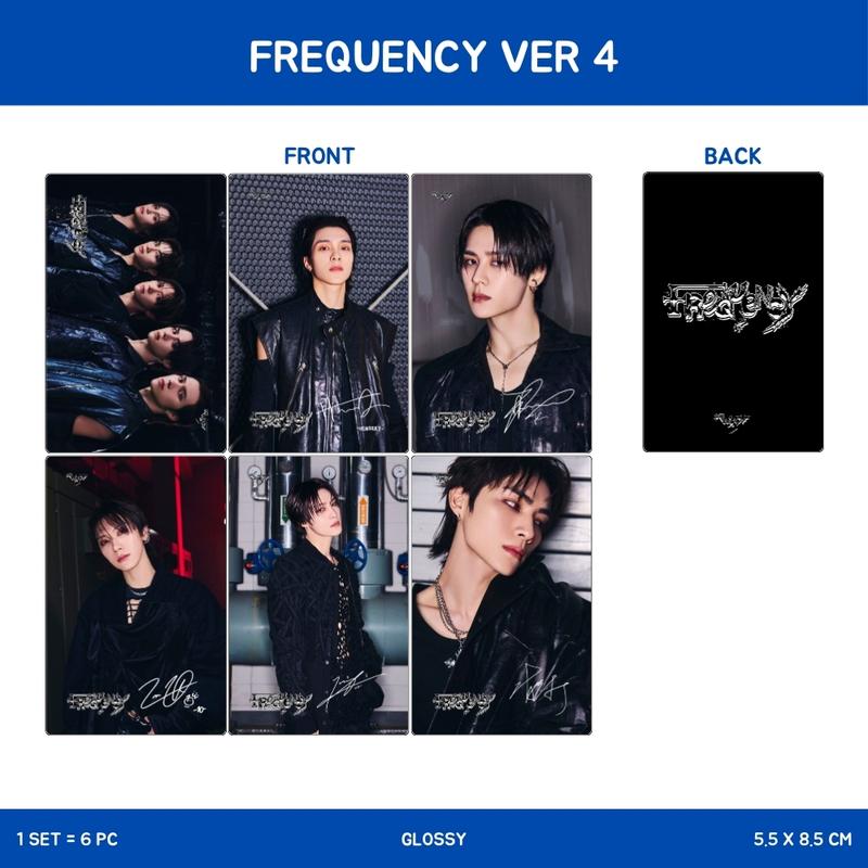 PHOTOCARD WAYV FREQUENCY 2SISI (ISI 6 PCS + LAMINASI 2 SISI) TANDA TANGAN TTD KPOP CARDS IDOL KOREA PREMIUM MURAH UNOFFICIAL KUN TEN WINWIN LUCAS XIAOJUN HENDERY YANGYANG READY STOCK ! 8