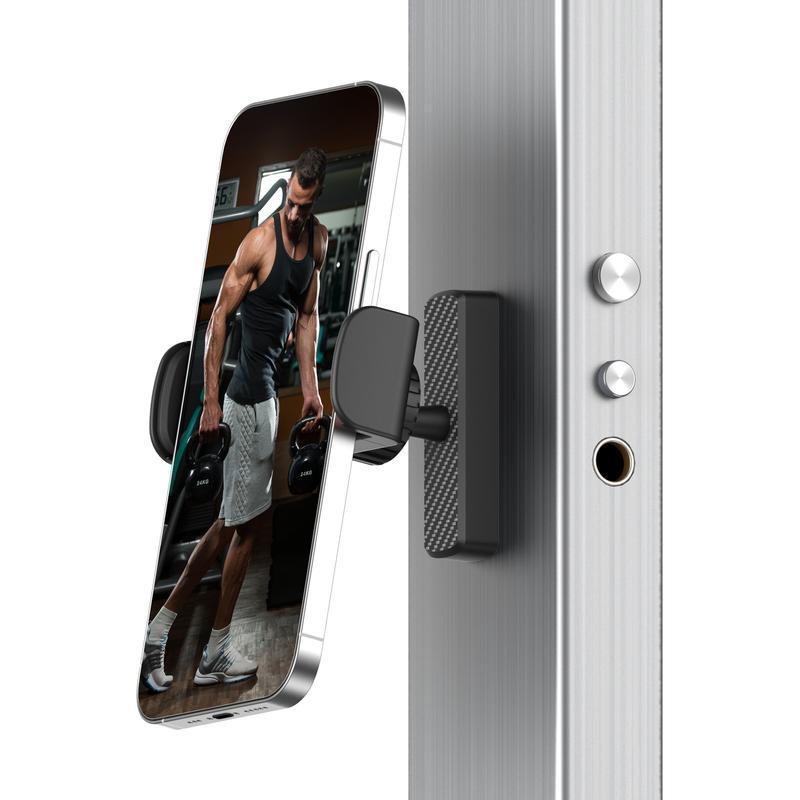 Giá Đỡ Điện Thoại Từ Tính, Để Tập Gym, Có Thể Điều Chỉnh 360 °, Mạnh Mẽ Và Cầm Tay Giá Đỡ Điện Thoại Nam Châm, Thích Hợp Để Tập Luyện, Ghi Âm Và Tập Thể Dục, Phụ Kiện Thiết Yếu