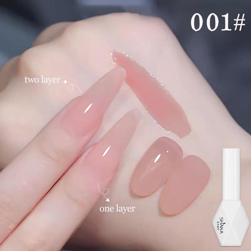 Móng Tay Gel Màu Khỏa Thân, Thiết Kế Trái Tim Trơn, Móng Tay Salon Làm Móng, Làm Đẹp Móng Tay, Huafei Trong Suốt Trên Băng, Màu Zhen Zhen Cùng Phong Cách, Phổ Biến, Màu Trắng, Thích Hợp Cho Cửa Hàng Làm Đẹp Móng Tay, [SK33] 3